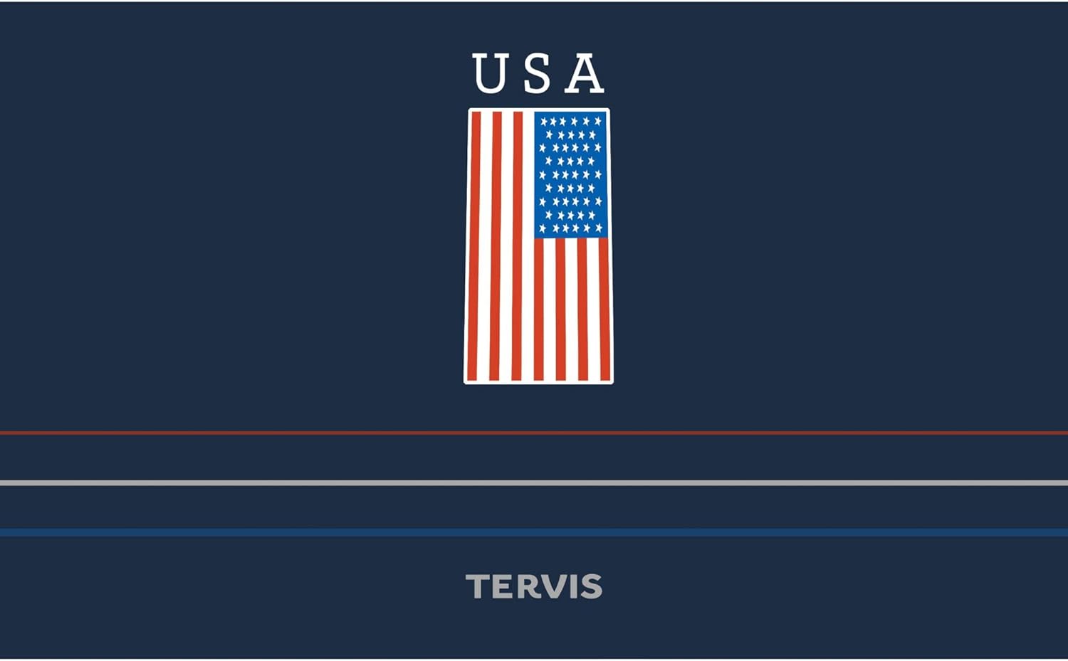 Tervis Traveler Americana USA Flag Triple Walled Insulated Tumbler Travel Cup Keeps Drinks Cold & Hot, 20oz, Stainless Steel