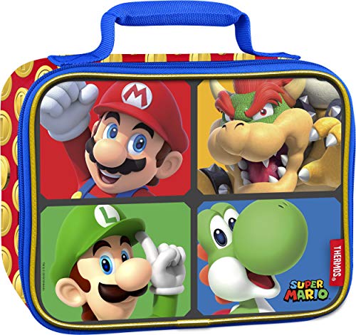 Thermos K219003006 Soft Lunch Kit, Super Mario Brothers, 9.5 x 7.5