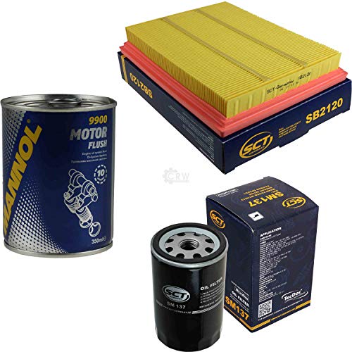 SCT 11583210 Set de filtres d'inspection + moteur Flush de rinçage moteur