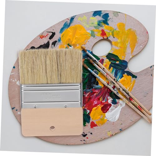 Pincel de pintura mango de madera Holibanna resistente y cepillo para playa 8