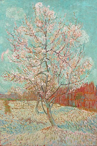 Vincent Van Gogh Peach Tree In Blossom Flowering Peach Tree Van Gogh Wall Art Impressionist Painting Style Nature Spring Flower Wall Decor Landscape Romantic Art Cool Wall Decor Art Print Poster 24X36 #TOP8