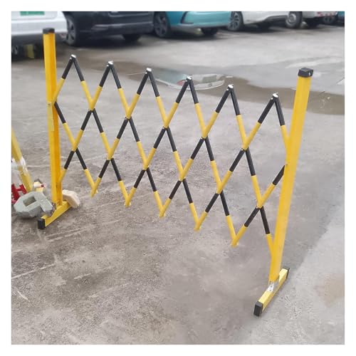 Barrière rétractable extensible de circulation et clôture de chantier pliante - 2