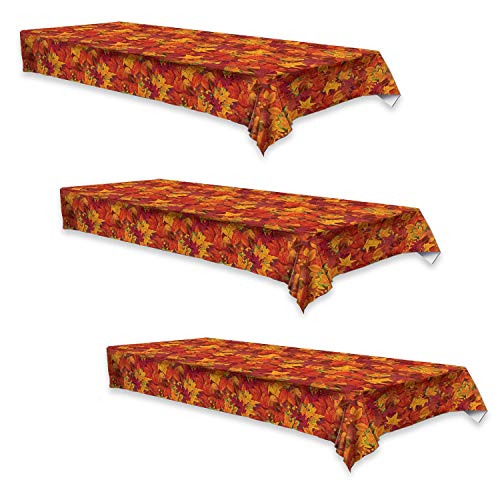 Beistle Fall Leaf Tablecover Pack of 3