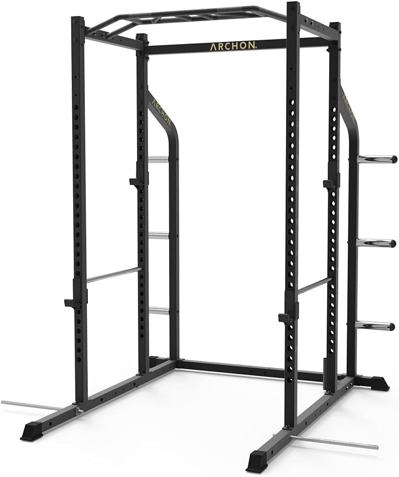 ARCHON Power Cage and Attachments | Squat Rack | Power Cage | Power Weight Rack | Power Rack | Bench Press Stands| Powerlifting | Pullups