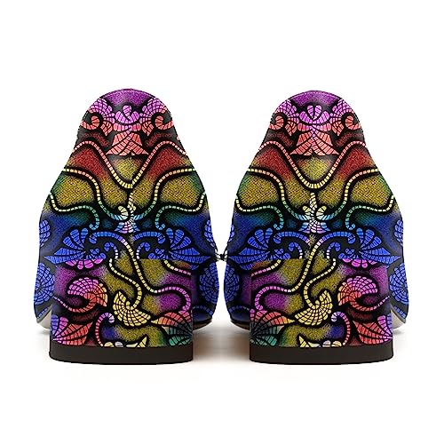 MERRORI Womens Patent Square Toe Slip On Casual Office Chunky Low Heel Pumps Shoes 1.5 Inch4