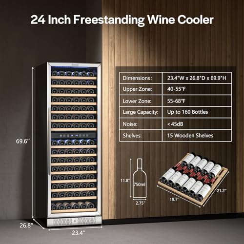 Large Capacity Wine Cooler Refrigerator