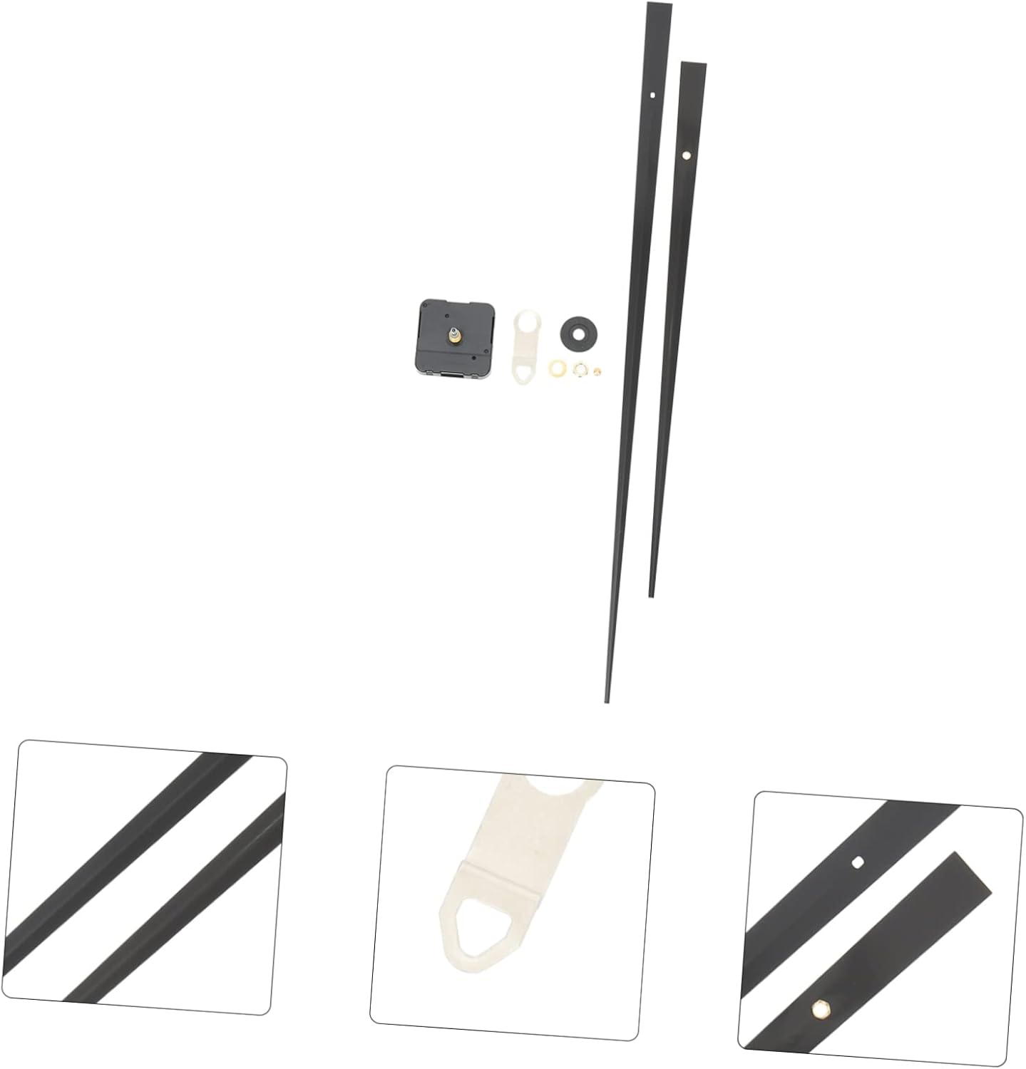 Veemoon 1set High Torque Clock Movement Mechanism Shaft for Easy Replacement and Repair Suitable for Various Wall Clock Styles