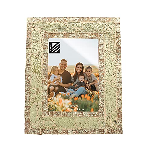 Li'shay Gold Mosaic Picture Frame 5X7 #TOP15
