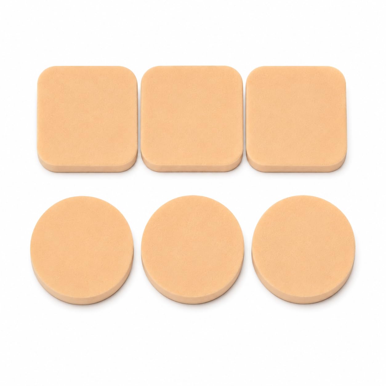 Powder Makeup Sponges with Pouch, Round Makeup Sponges Air Cushion Powder Puff, Latex-free Blending Sponge and Makeup Puff for Liquid Foundation, Cream, Powder, Concealer, Set of 6-image-46