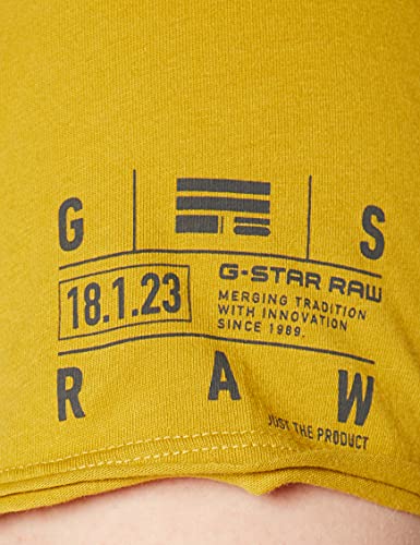 G-STAR RAW Mysid Optic Slim T-Shirt, zolfo Verde