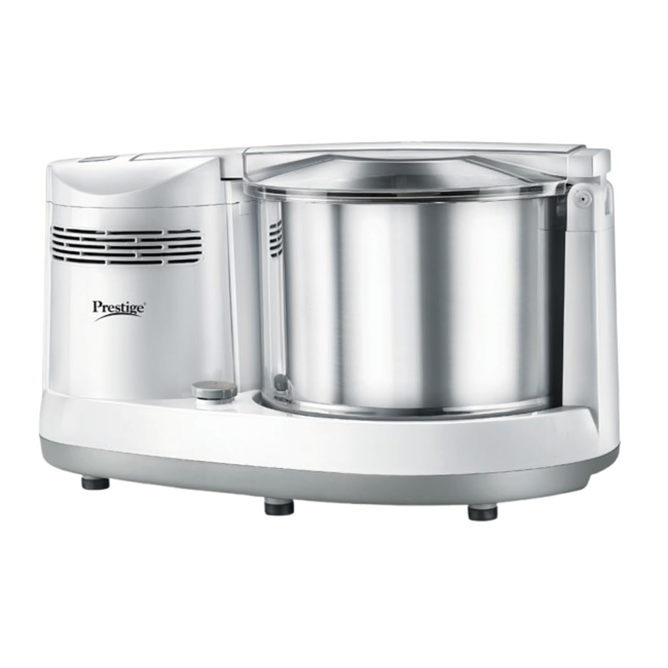 Prestige Grind Master Advanced Interlocking Mechanism 200W Wet Grinder 2L White|Atta Kneader & Coconut Scraper Attachments|Quicker & Quieter|Double Ball Bearing Motor-image-19