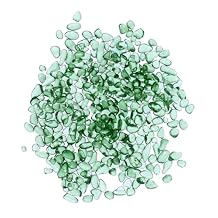 BESPORTBLE 1pack Glass Pebbles for Fish Tank Decoration Colorful Crystal Stones for Aquariums Heavy Substrate for Indoor Plants Garden Projects