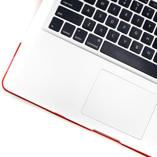 GMYLE Soft-Touch Frosted Hard Case for MacBook Pro 13 inch with CD-ROM (Model: A1278) - Red