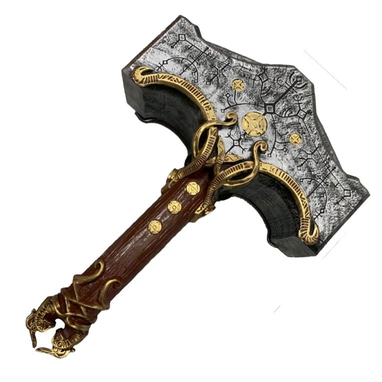 Cosplay Prop Replica God of War Mjolnir Resin Hammer