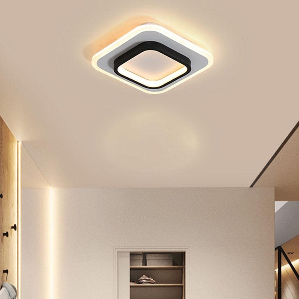 Enakshi (LABEL) Secret Desire LED Ceiling Light Fixture Flush Mount for Bedroom Balcony Warm White Square-image-28