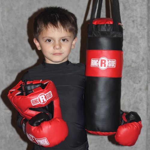 Image of Ringside Kids Boxing Set (2-5 Year Old), Assortment with Punching Bag, Boxing Gloves, and Headgear for Boxing, MMA, Muay Thai, and Kickboxing, Youth Sports Toy Set for Boys and Girls, Pink
