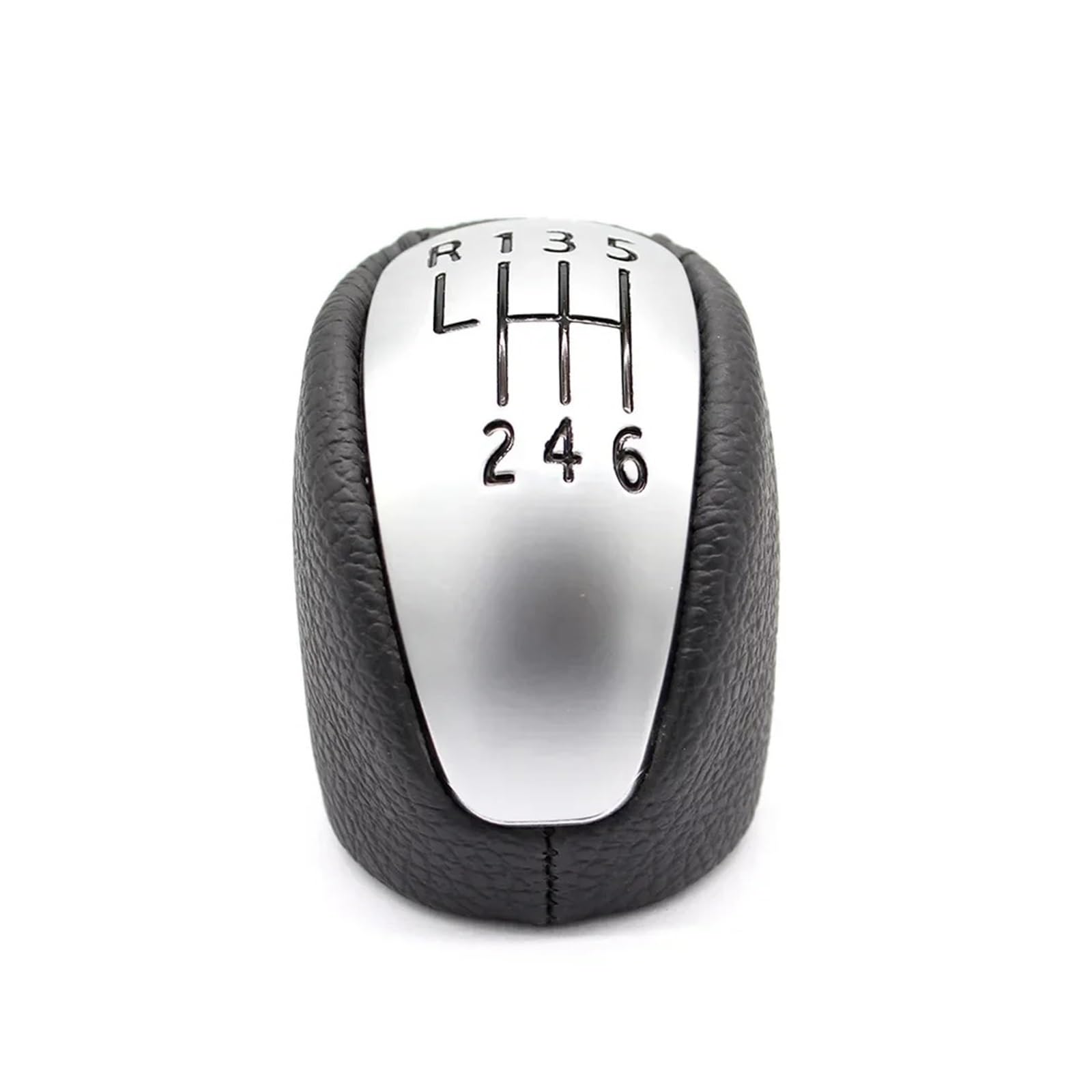 Vavgkdkpzb 6 Speed A Shifter Lever Handle For Laguna Mk3 2007-2014 6 Speed Manual Gear Shift Knob Leather Lever Shifter Hand Ball(6 Speed A)