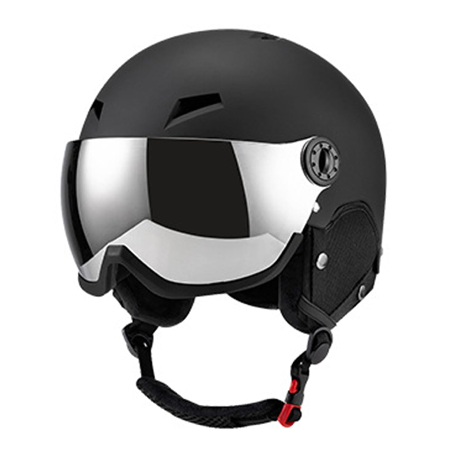 Casque de ski avec lunettes de ski coupe-vent casque de snowboard unisexe intégral casque de ski snowboard patinage