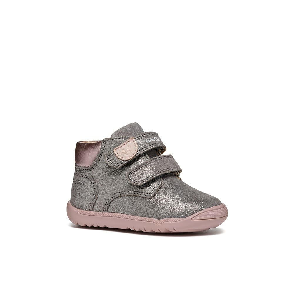 Geox Baby Girls B Macchia C Sneaker, Pink, 3 UK Child