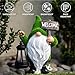 Garden Gnomes Outdoor with LED Solar Light - 11’’ Funny Gnome Decorations/ ornaments for Home/Yard/Patio Solar Lantern Garden Statues - Decor -Fall Deals/clearance - Housewarming/Birthday Gifts