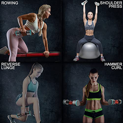 Dripex Hanteln Set Einstellbare Hantel 2x2.5kg, Kurzhanteln aus Stahl enthalten. 2,5kg 5kg 7,5kg 10kg 15kg 25kg 30kg 50kg Fitness Hanteln 5 KG mit Schaumstoff Griff für Zuhause