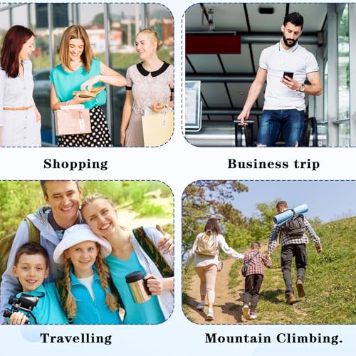 GEEHUA Universelle Handytasche mit Umhängeband, wasserdichte Neopren Handysocke, Handy Tasche für Wandern und Reisen, Handytaschen mit Schnalle (17,5 x 9 cm)