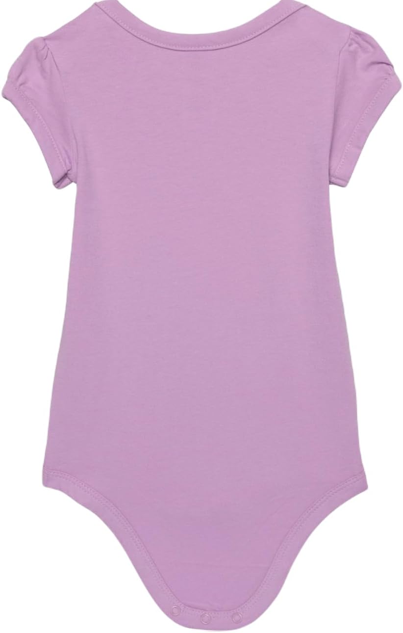 Carhartt Baby Girls' 2 Pack Bodysuit, Lupine, 9 months
