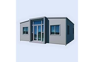 Doinuo Container Prefab House (19x20ft Container) - Portable, Furnished Tiny Home