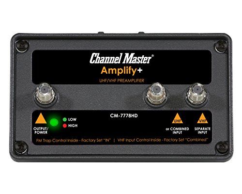 Channel Master Cm-7778Hd Amplify+ Adjustable Gain Preamplifier - Professional Outdoor Tv Antenna Amplifier #TOP1