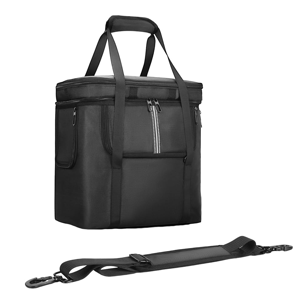Cymwer Generator Carrying Case for BLUETTI, Portable Power Station AC180 Case Travel Carrying Bag Protective Case Waterproof Anti-drop with Shoulder Strap & Handle