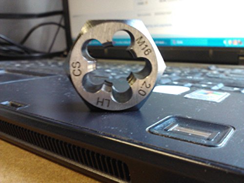M16 X 1.50 Left Hand Carbon Steel Hexagonal RE-Threading DIE