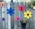 GIFTME 5 Metal Garden Wall Art Decorative Set of 4 Cute Ladybugs Outdoor Wall Sculptures