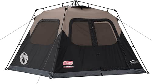 Coleman 4/6/8/10 Person Instant Camping Tent with 1-Minute Setup, Large