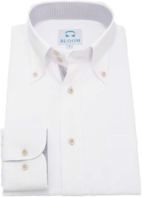 Amazon ブルーム Bloom 19 オリジナル 長袖 ワイシャツ S M L Ll 3l 4l 5l 6l 10柄 形態安定 ドゥエボットーニ ボタンダウン シャツ 通販