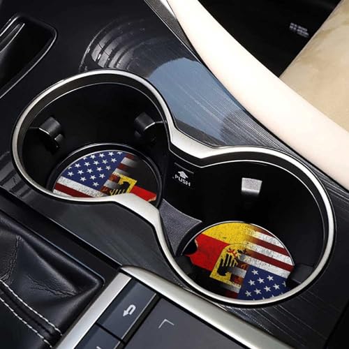 4PCS Posavasos para Carro con Bandera Americana Alemania miniatura 7