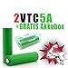 Produktbild NEMT 2 x VTC5A Akku 18660 Akkus Accu batterien (2600mAh/3,7V/35A/Li-Ion)