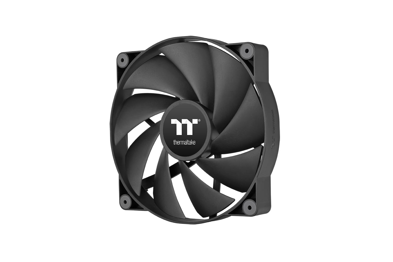 Thermaltake CT200 PC Cooling Fan | 1 Unidad | Ventilador PWM de 200mm | Diseño de Cable Modular | Rodamiento Hidráulico Silencioso | Negro