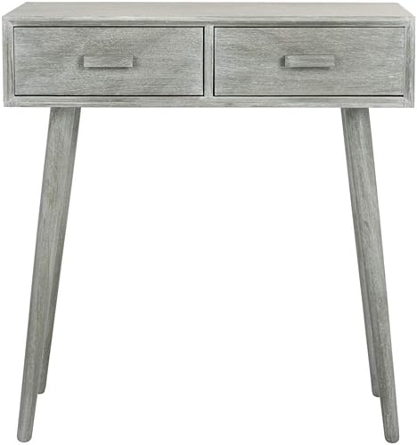 Miniatura 6 de Safavieh Home Dean Mid-Century Modern - Consola de 2 cajones gris pizarra