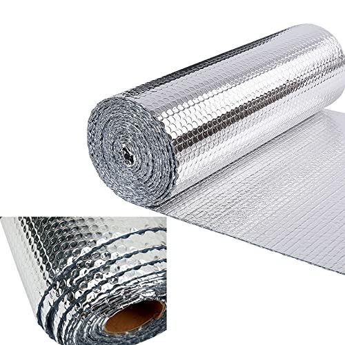 Panneaux de radiateur réfléchissants, feuille réfléchissante pour radiateur mural, économise de l'énergie, réduit les pertes de chaleur, feuille d'isolation avec bulles réfléchissantes,40cm X 5m