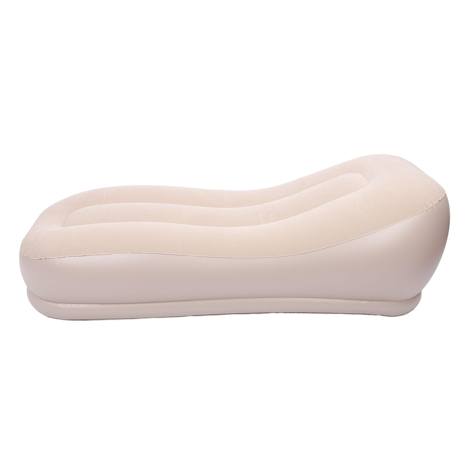 Aramox Sillón Inflable Automático, Sofá Reclinable de Tela Flocada con