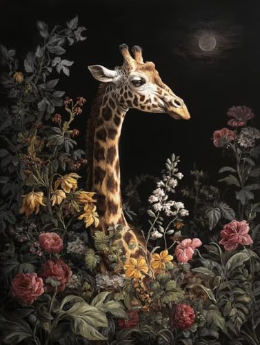 GSҌ DIY ANG̋hGLbgAPaint by NumbersqƑlnhhGL̉ԃCeAyCgoCio[ G|XgXDIY`ACeA Ƃ̕ǂ̑A80x100cm/32x40C`(t[