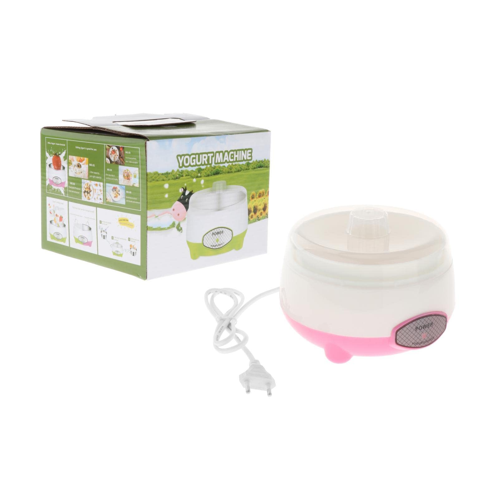 LOSA 1L Automatic Yogurt Machine DIY Tool Electric Yogurt Maker Fruit Wine Maker Pink-image-36