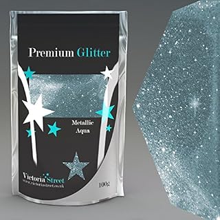 100G METALLIC SEA BLUE GLITTER ULTRA FINE WINE GLASS ART AND CRAFT NAIL ART SCRAPBOOKING NON TOXIC