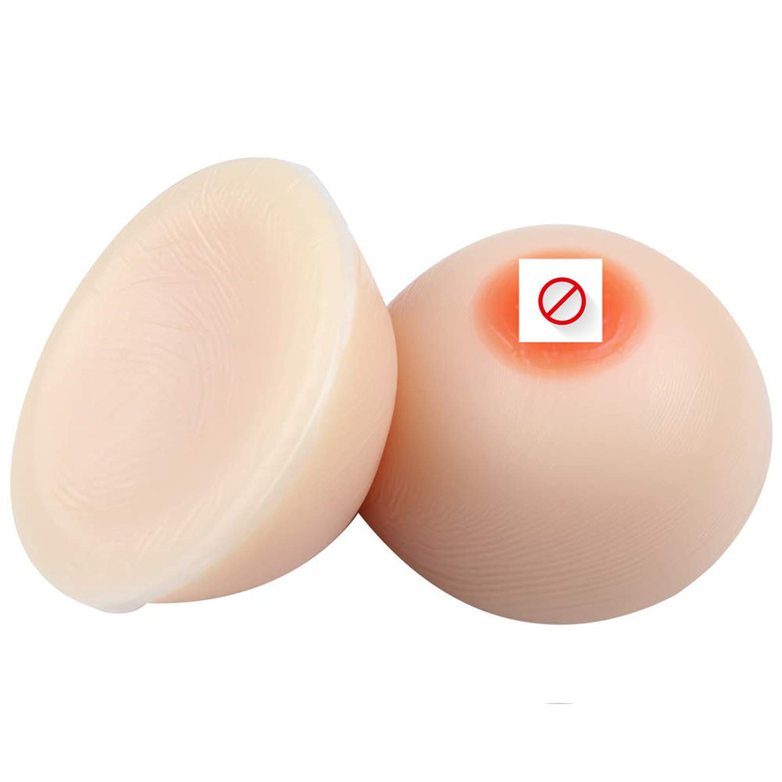 Silicone rond fausse poitrine, prothèse mammaire transversale, pousse-poitrine inserts de soutien-gorge, pour la mastectomie Transgenre Cosplay