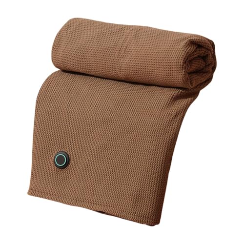 Bufanda calefactora portátil con 3 niveles de temperatura, manta eléctrica vestible para cuerpo, calentador USB, perfecta para mujeres y hombres, uso interior y exterior (sin batería portátil)