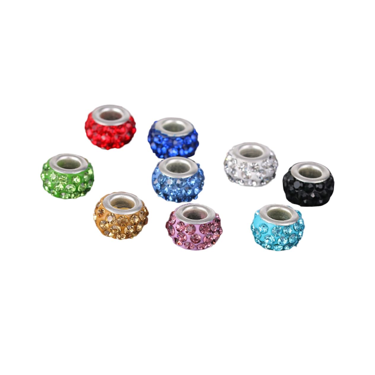 OSALADI 200 Piezas Abalorios Sueltos para Diy Accesorios para Pulseras y Collares para Manualidades y Decoraciones