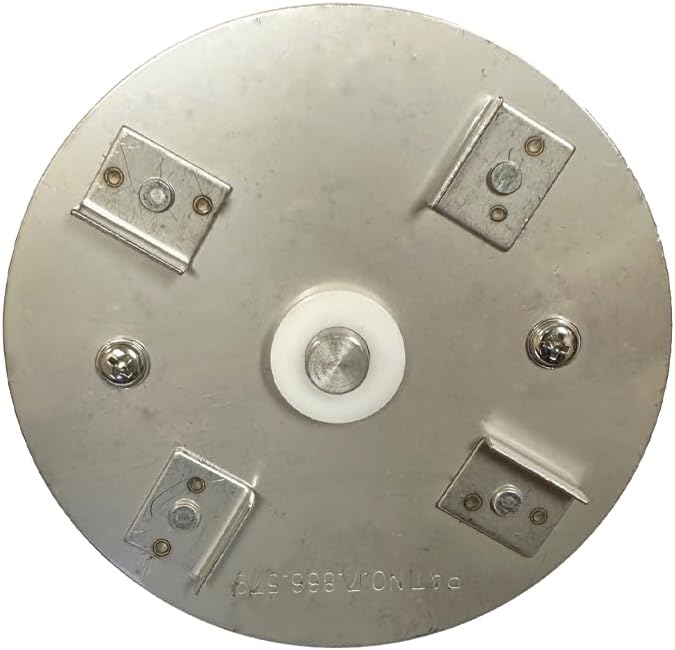 Elusive Wildlife Eliminator Spinner Plate, Feed Protector for Raccoons, Squirrels, Deer and Other Varmints Metal Spring-Loaded Design Easy Install to 12v Feeder Motor (1/4 hub Rectangle)