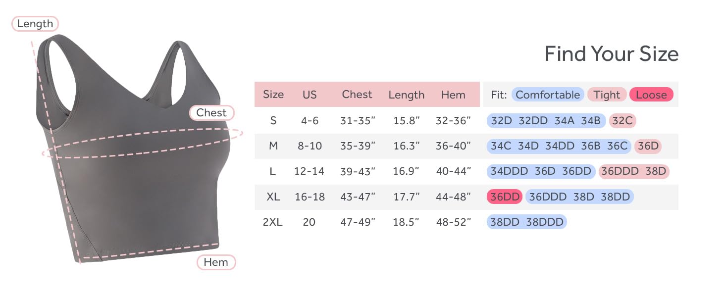 PURE CHAMP 2 reggiseni sportivi da donna a sostegno medio crop top canotta da donna canotta canotta da allenamento top con imbottitura rimovibile