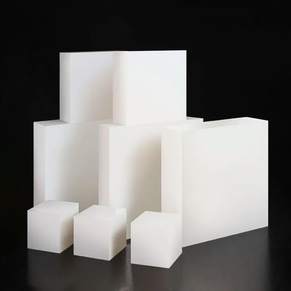 Feuille blanche à haute élasticité Amortissement en caoutchouc Roulement souple Joints antichocs résistants à l'usure épais 1~50mm Amortisseur-300x300x2mm-1Pc