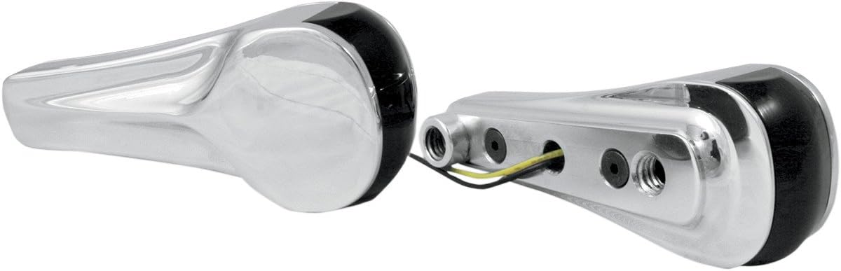 Alloy Art Finned Chrome LED Front Turn Signals RGFS2-1